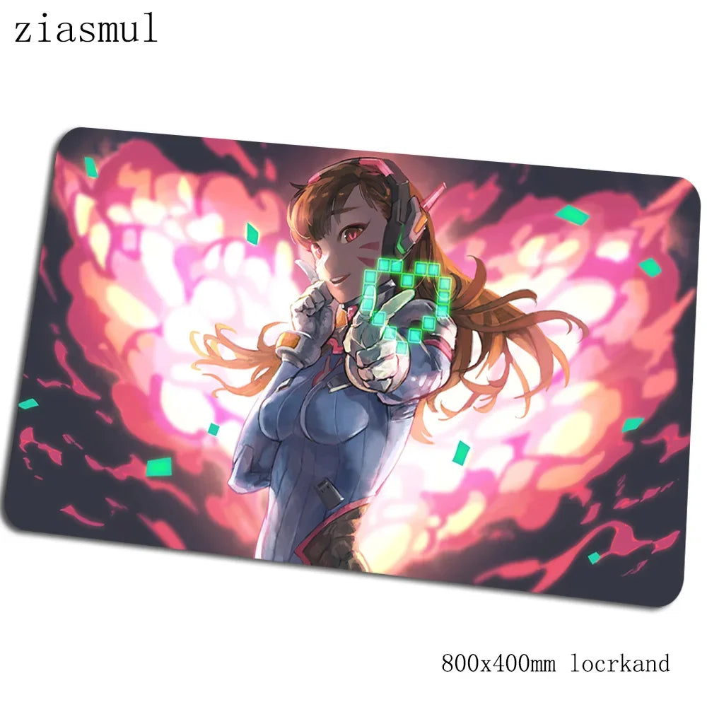 Overwatch-Mauspad 800x400x3mm – Bestseller-Computermatte, Gaming-Zubehör, großes Mauspad für Tastatur, PC-Spiele und Gamer