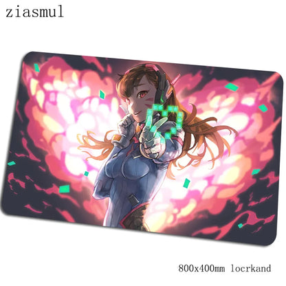 Overwatch-Mauspad 800x400x3mm – Bestseller-Computermatte, Gaming-Zubehör, großes Mauspad für Tastatur, PC-Spiele und Gamer