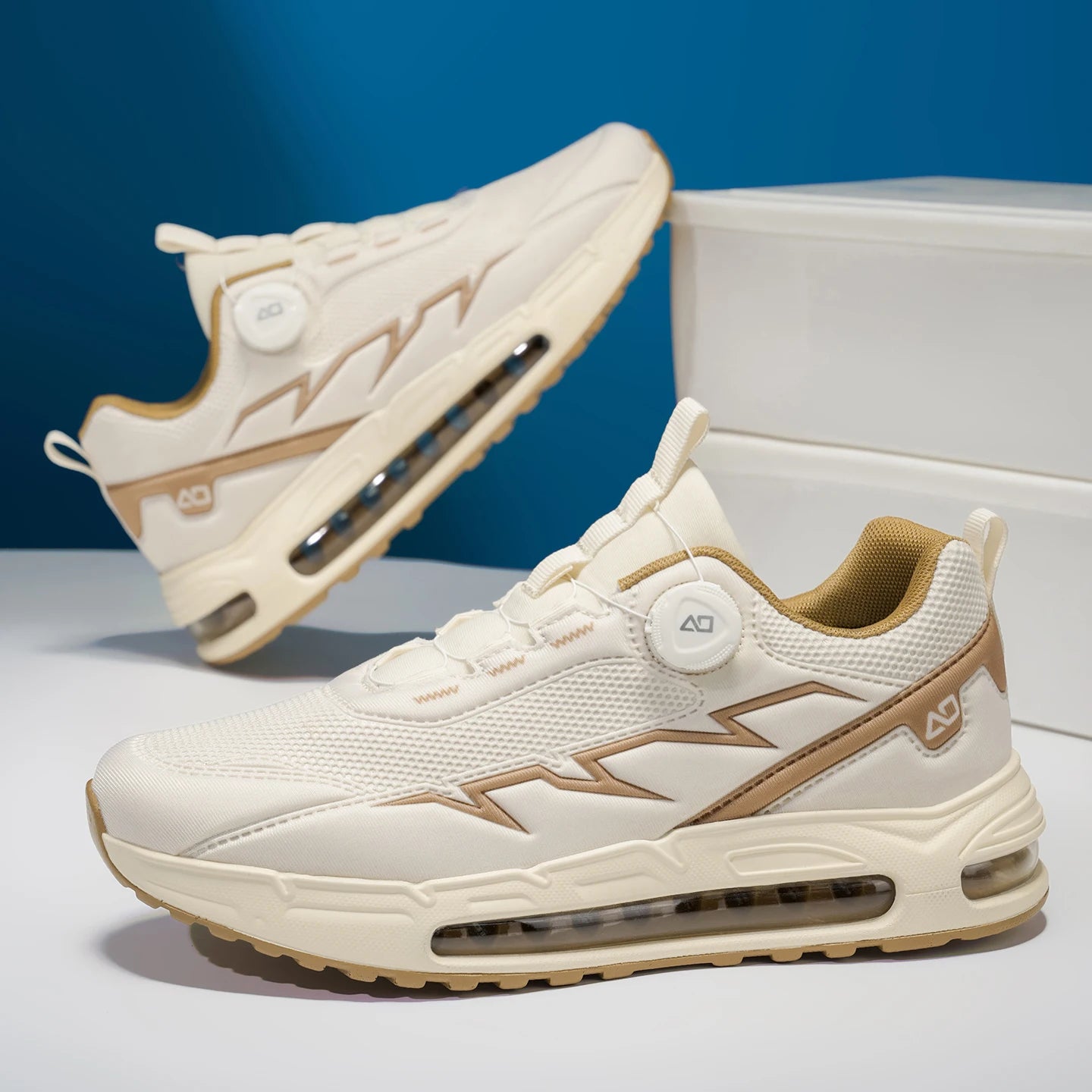 Spring & Summer Men's Running Shoes Outdoor Hiking, Wear-Resistant Trail Shoes with BOA Closure, Breathable Sports & Casual Style
