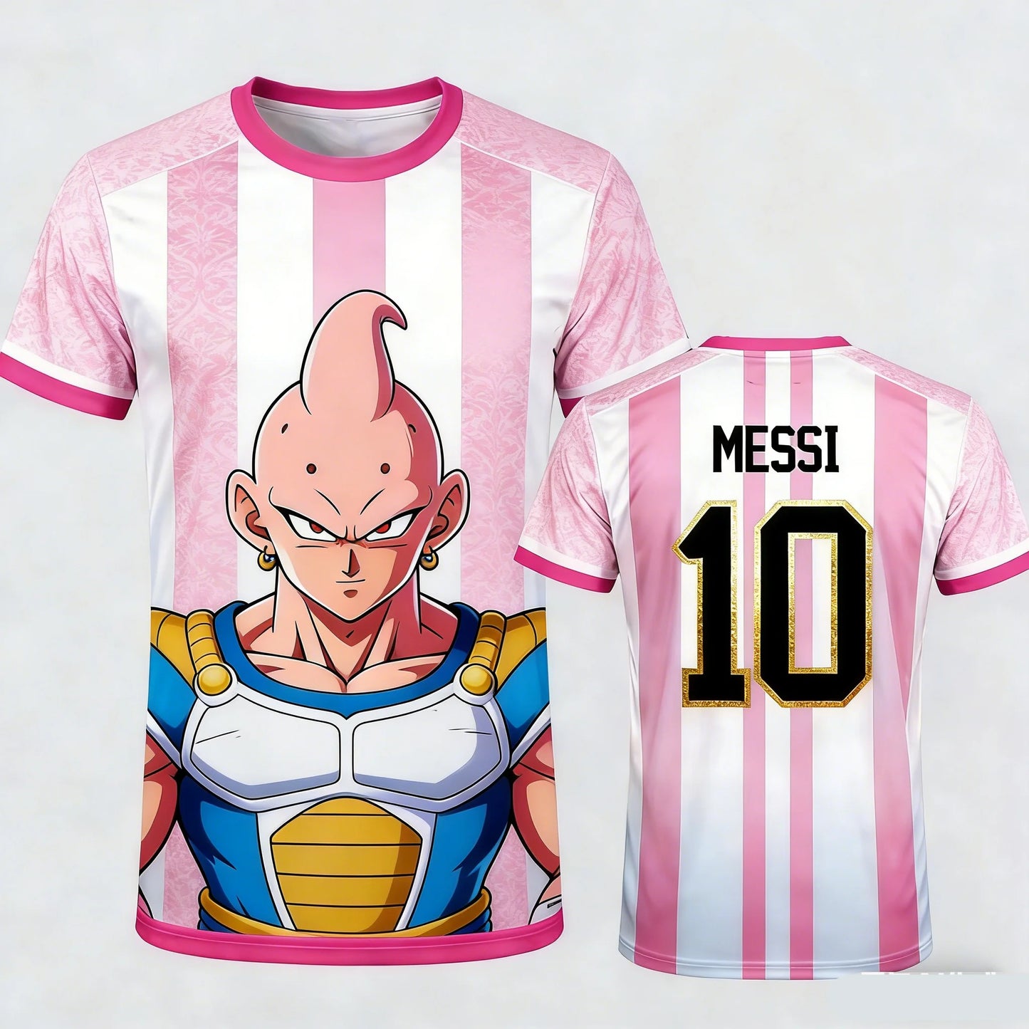 2026 Summer Dragon Ball Goku "Super Saiyan 10" 3D Embroidered Breathable Quick-Dry T-Shirt for Men and Women, Family Use Top