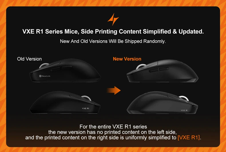 Mouse gaming wireless ATK VXE Dragonfly R1 Pro MAX PAW3395 R1 SE Plus personalizzato per eSport FPS, ricaricabile e leggero