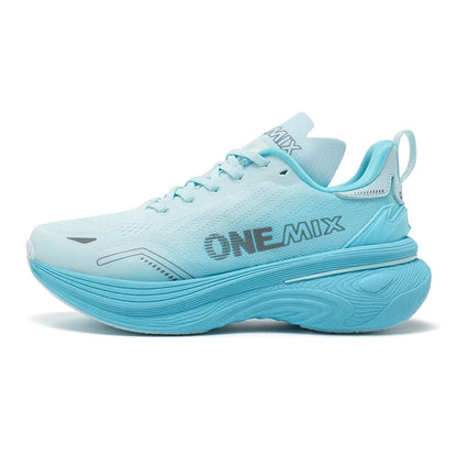 ONEMIX Nové běžecké boty s polstrováním pro ženy a muže, lehké, módní outdoorové tenisky, sportovní obuv na silnici, trénink, jogging, fitness
