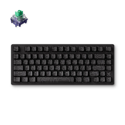 MCHOSE Jet 75 Magnetic Switch Gaming-Tastatur Hall Effect Hot-Swappable Angepasstes RGB Snap Tap 0.1ms Latenz 8kHz Abfragerate