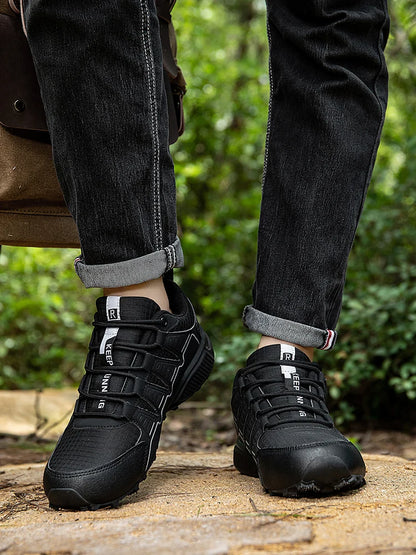Men's Hiking Shoes Waterproof All-Terrain Outdoor Sneakers Non-Slip for Trekking Camping Tactical Training Outdoor Cycling