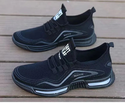 Chaussures de course de loisirs pour hommes, baskets respirantes à la mode, semelle souple, en maille, résistantes, polyvalentes, de sport, nouvelle collection été