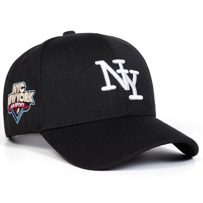 Unisex NY Letter Embroidery Baseball Caps Spring Autumn Outdoor Adjustable Casual Hats Sunscreen Hat Sports Cap