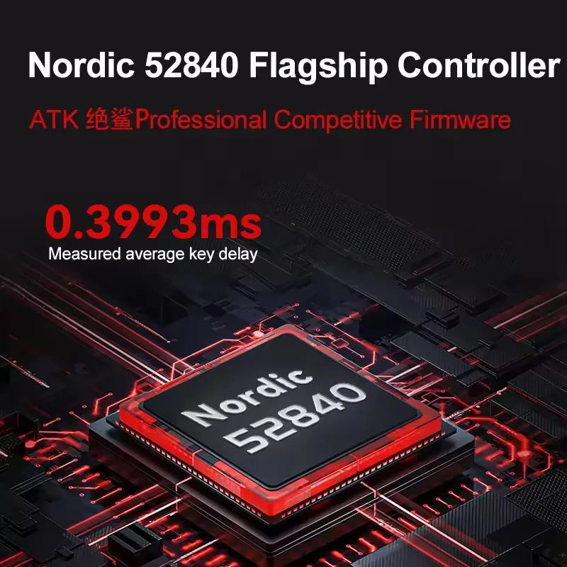 Ratón gaming inalámbrico ATK BlazingSky F1 Extreme PAW3950 Ultra Dual-Mode 8000Hz 35g ligero para e-sports FPS