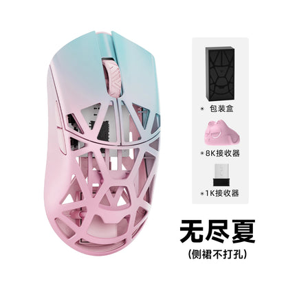 WLMOUSE Beast X Pro lätt trådlös e-sportgamingmus i magnesiumlegering 750IPS 8K PAW3950HS 30000DPI utan bakgrundsbelysning