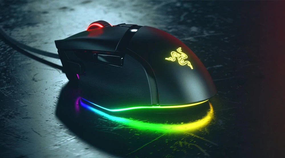 Razer Basilisk V3 Wired Gaming Mouse, 26000 DPI RGB Optical Gaming Mouse with 11 Programmable Buttons for PC & Laptop