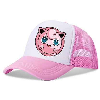 Pokemons Child Baseball Cap Cartoon Pikachu Printed Casual Hats Boys Outdoor Sun Hat Adjustable Peaked Cap Kids Birthday Gifts