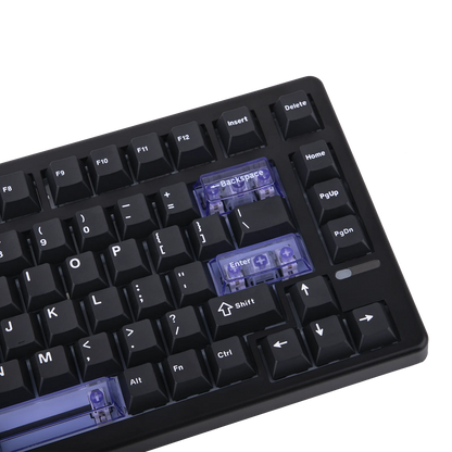 Teclado Mecânico Magnético EPOMAKER HE80 75% Layout US QWERTY Hot-Swap Creamy Gasket com Fio, Efeito Hall, DKS SOCD para PC/Mac