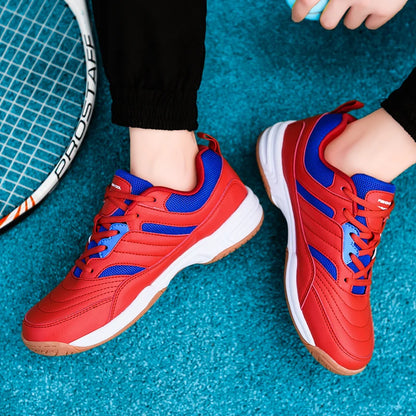 Zapatillas de tenis unisex transpirables para hombre y mujer, para deporte al aire libre, gimnasio, bádminton y voleibol