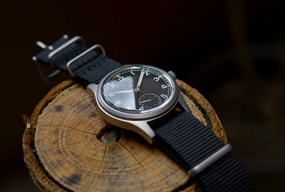 Baltany Dirty Dozen Watch Men's S2019 Military Vintage Wristwatch Small Seconds Hand VD78 Quartz Luminous 100M Waterproof Field Watch