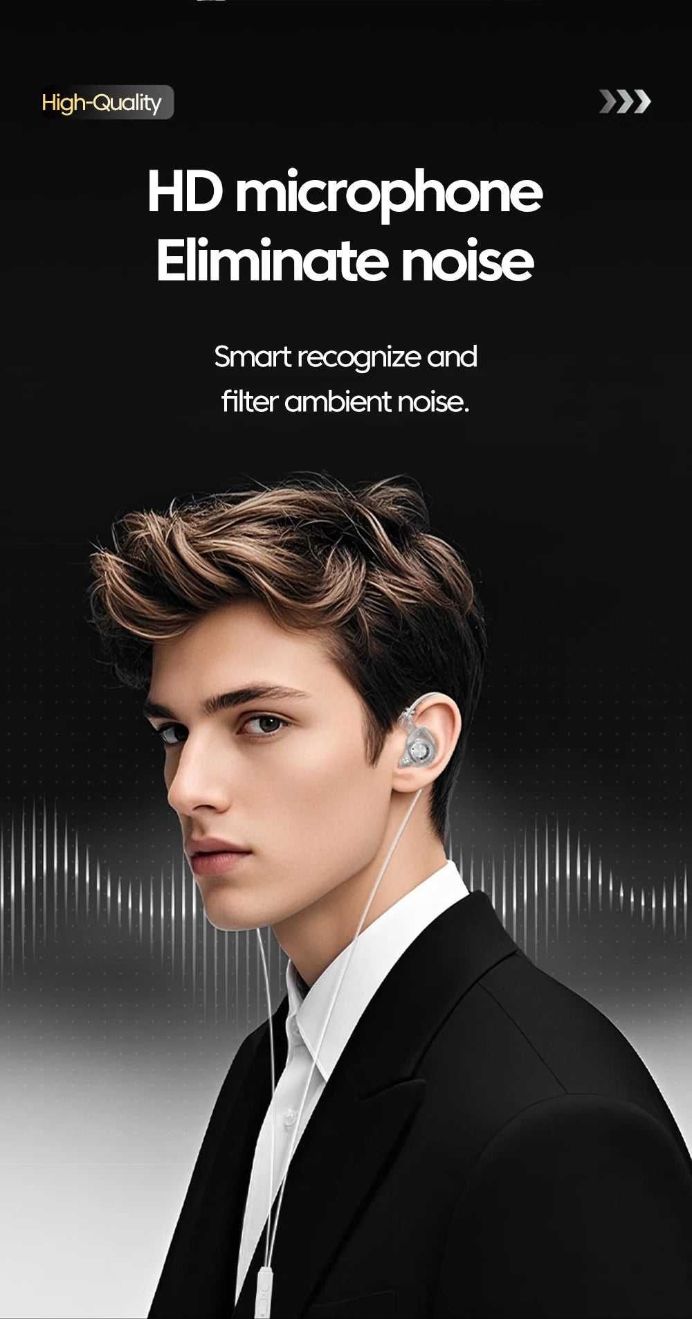 Original 15D Super Bass In-Ear Headphone With Mic 3.5mm AUX/Type-C Digital Chip Headset For iPhone 17 Huawei Xiaomi Android