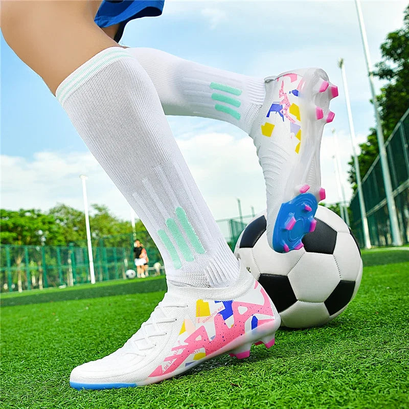 Nuove scarpe da calcio professionali da uomo, scarpini da calcio per adulti, ultraleggeri, per allenamento e gioco outdoor