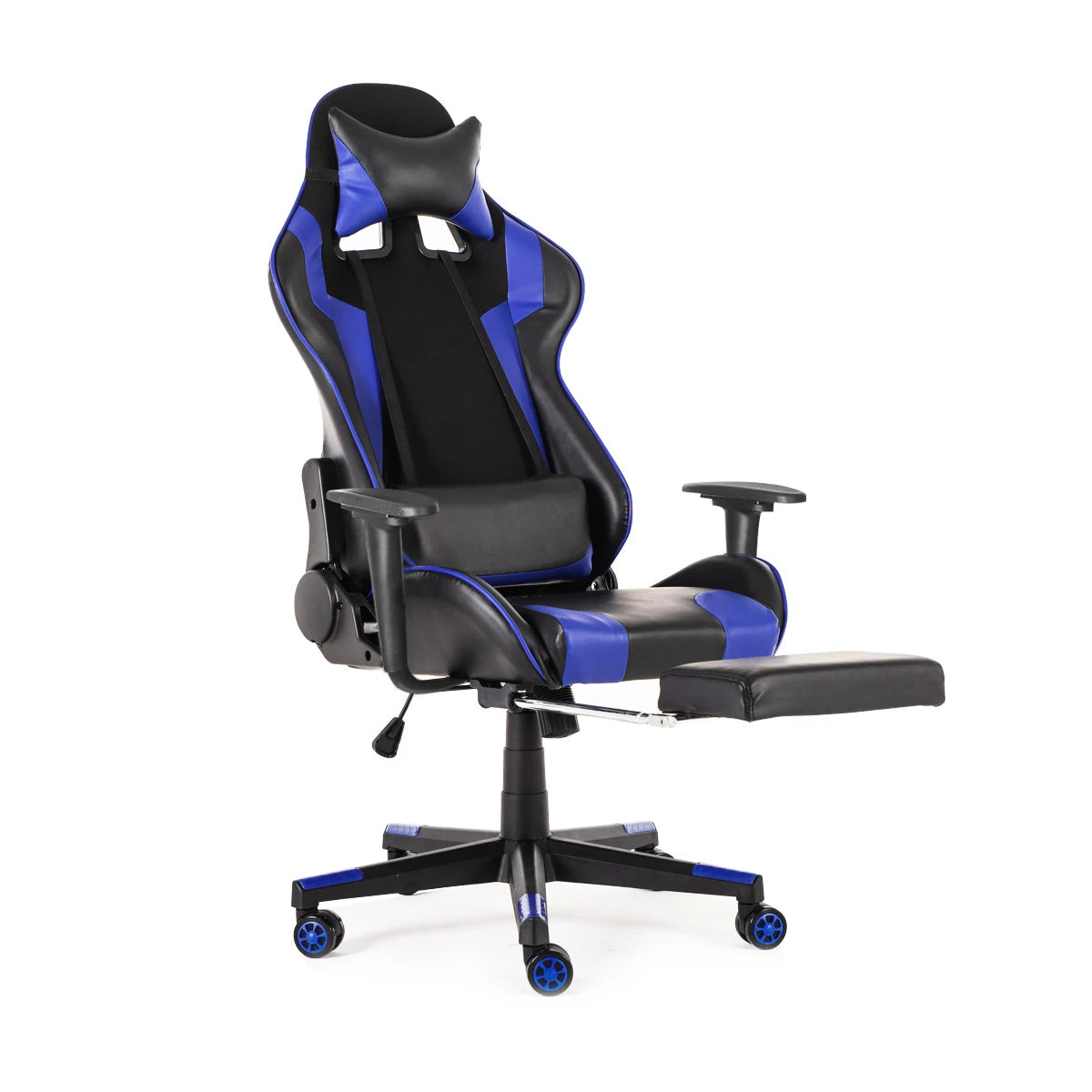 Chaise de bureau en cuir Joylive, chaise de jeu WCG, chaise ergonomique pour ordinateur, pivotante, inclinable, pour salle de jeu