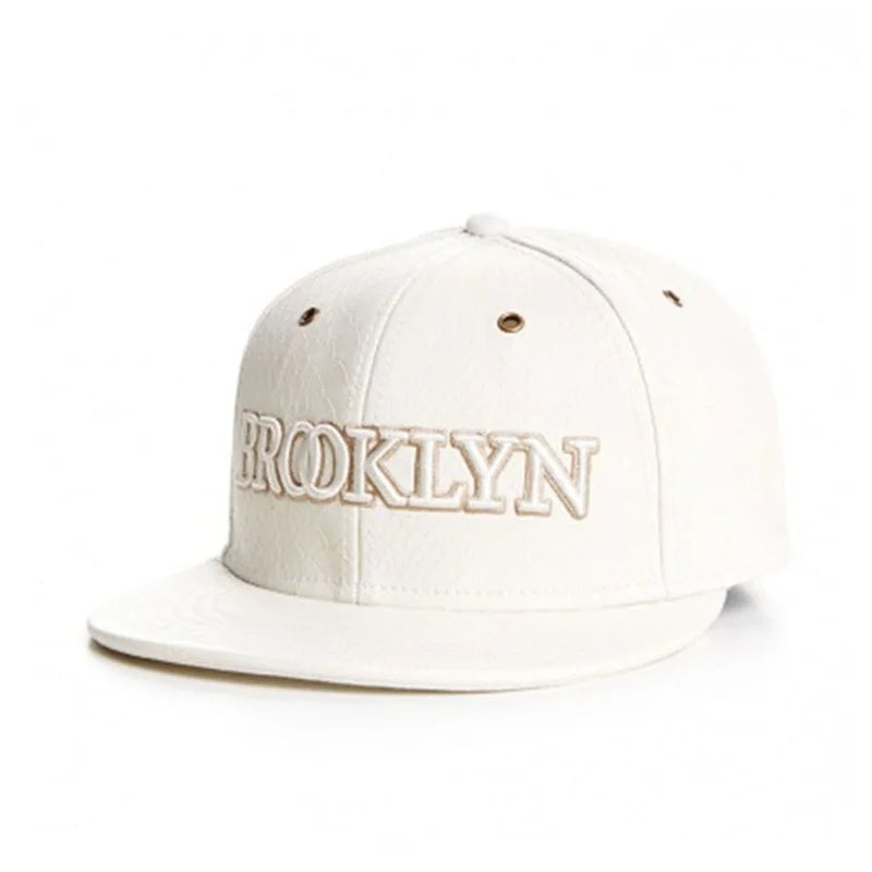 Fashio Brand Leather Cap Baseball Cap for Men Women HipHop Knight Snapback Hat  Kpop Adult Outdoor Casual Designer Gorras Hombre