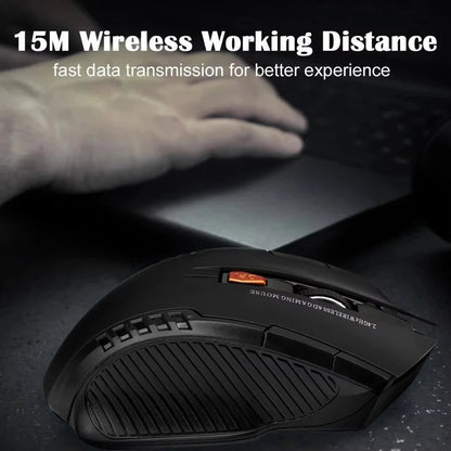 Lenovo 2.4G Wireless Mouse 1600DPI Optical Mouse Gamer for Computer Wireless Mice with USB Receiver for PC Laptop Accessories