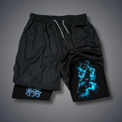 Dragon Ball Summer Men's Shorts Anime Printed Sports Pants Breathable Quick Drying Double Layer Shorts Gym Pants 2026 Streetwear