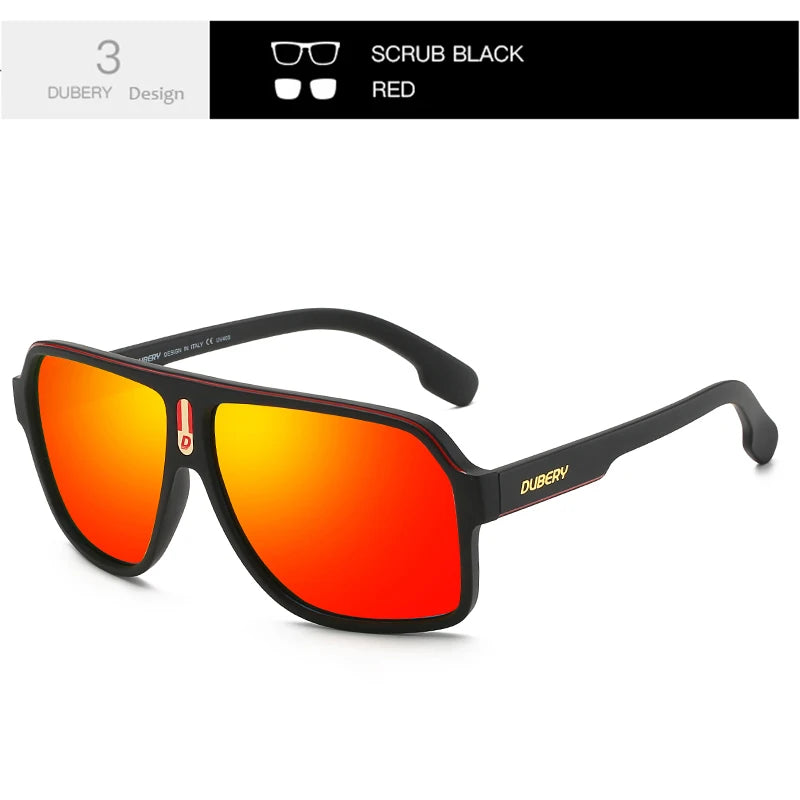DUBERY Polarized UV400 Protection Sunglasses For Men And Women 7 Colors Model 103