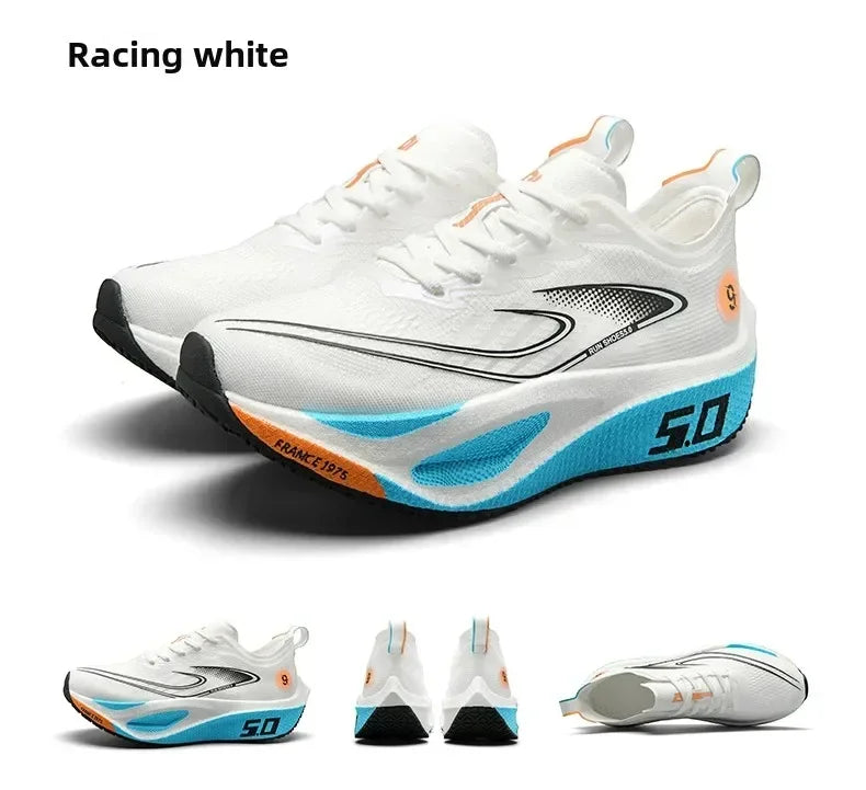 Unisex 2025 Laufschuhe mit Vollcarbonplatte – professionelle Marathon-Rennschuhe, leicht, federnd gedämpft und atmungsaktiv
