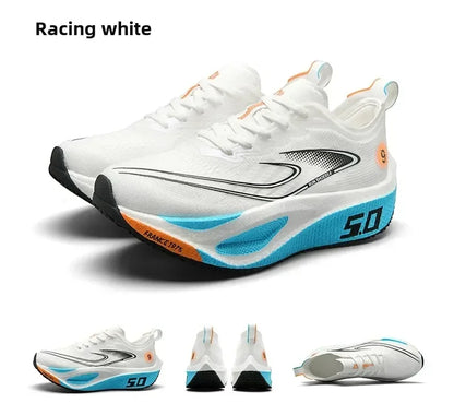 Unisex 2025 Laufschuhe mit Vollcarbonplatte – professionelle Marathon-Rennschuhe, leicht, federnd gedämpft und atmungsaktiv