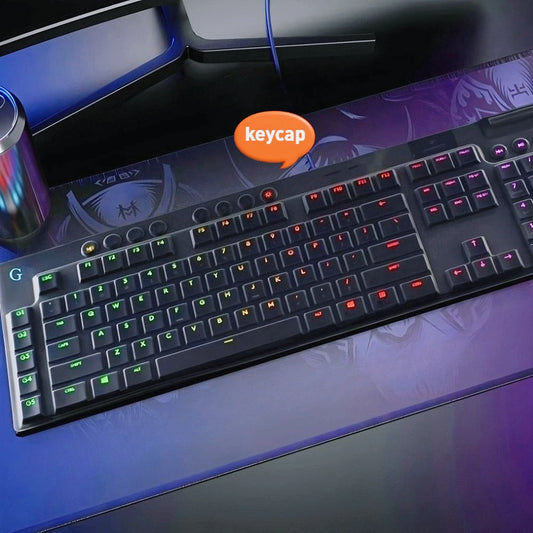 Tecla texturizada antideslizante transparente retroiluminada G915 913 TKL G815 G813, compatible con teclado mecánico Logitech