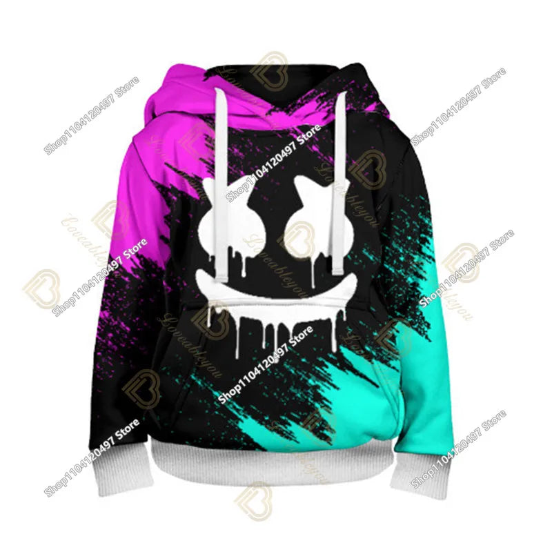 2-14Y Sweatshirt Fortnite Kinder-Print-Hoodie Sweatshirts Jungen Mädchen Fashion Harajuku Jacke Kinderkleidung Games Cosplay-Kostüm
