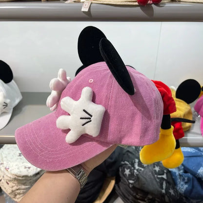 Cute Cartoon Mouse Ears Baseball Cap for Girls Anime Duckbill Sunscreen Sunshade Fashion Trend Y2K Style Outdoor Hat