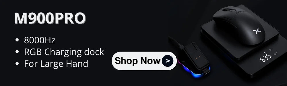 Delux M800mini vezeték nélküli gaming egér, 46g könnyű kivitel, PAW3395/PAW3311, 1KHz lekérdezési frekvencia kis és közepes kezű PC-játékosoknak