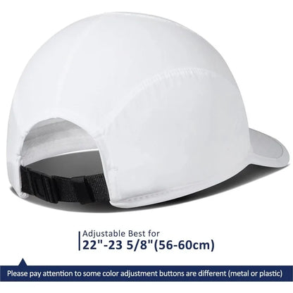 GADIEMKENSD Stretch Running Hat with Soft Brim, Quick Dry Baseball Cap Casual Breathable Adjustable Sun Protection Hats