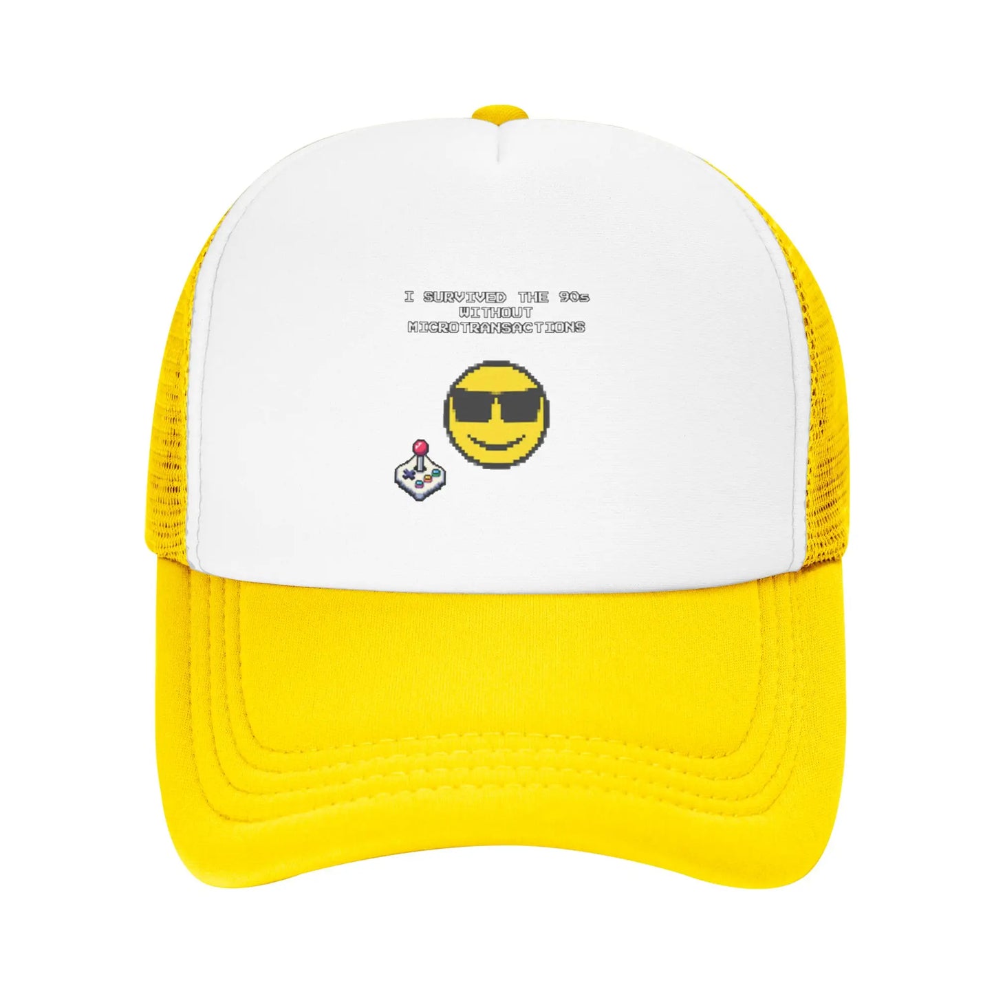 Fashion I Survived The 90s Without Microtransactions Funny Gaming Meme  Mesh baseball cap  Gorra Brand Cap