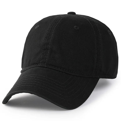 Big Head Plus Size Baseball Cap 100% Cotton Fits Men Women Adjustable Dad Hat Oversize 58-60cm 61-65cm