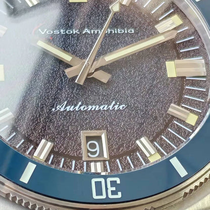 Vostok Amphibia Automatic Watches Men Mechanical NH35 Sapphire Steel Luxury Big Case Timepieces Clock Male Branded Hour Uhr