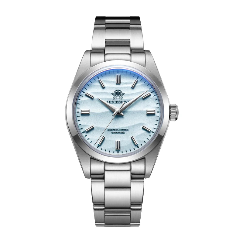 ADDIESDIVE HOT AD2030 36mm Men's Watch No Logo Sports Bubble Mirror Pot Cover Glass 10Bar Quartz Wristwatches
