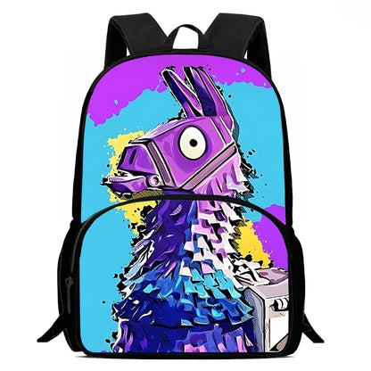 Classic Game Fortnite Kids Backpacks for Boys and Girls, Student Birthday Gift, Child School Bags with Large Capacity, Durable Camping Rucksack