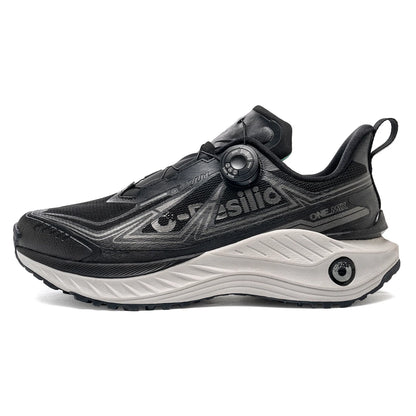 ONEMIX Outdoor Running Sneakers Men Elastic Trail Shoes Lightweight Breathable Women Sneakers Couple Casual Waterproof Shoes