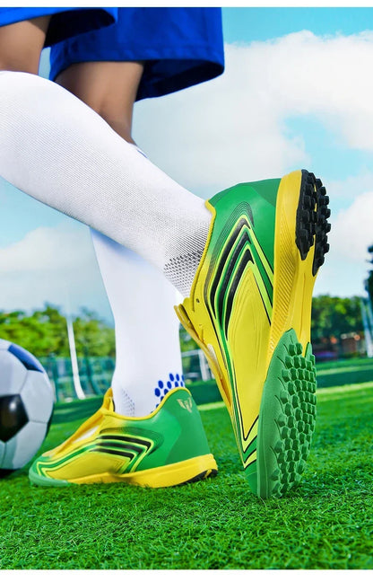 Nouvelles chaussures de football pour hommes, baskets de futsal, crampons antidérapants de haute qualité pour intérieur, chaussures de football à crampons très vendues, chaussures de match pour terrain gazon, chaussures