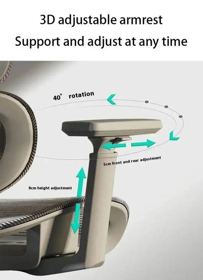 Support, Electronic Gaming Seat Computer Chair Back Adjustable Ergonomic Free Delivery Office Chair Wheelchair Furniture