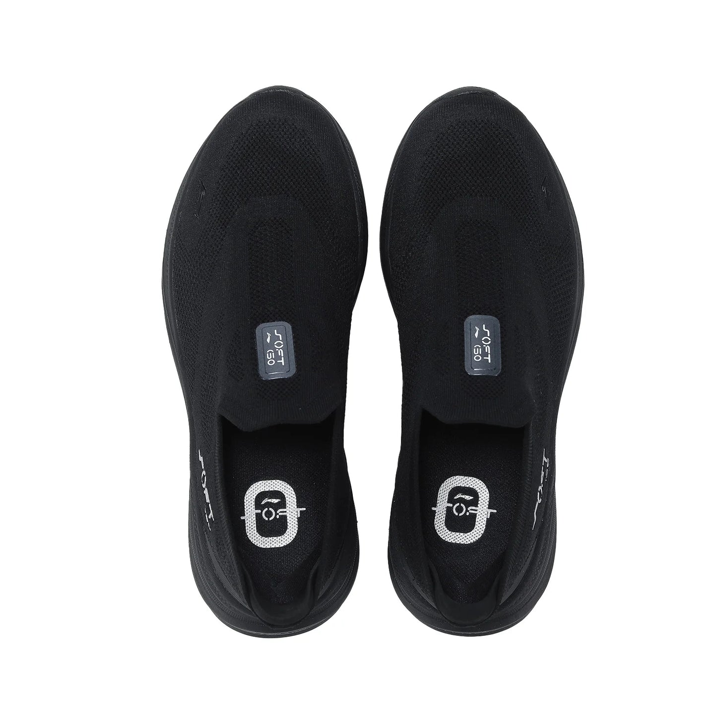 Li-Ning Men's SOFT GO 2 KNIT Slip-on Casual Walking Shoes Cushion Comfy Stable Li-Ning Mesh Jogging Daily Sports Sneakers AGLV017