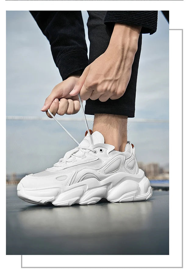 chaussure homme Baskets de luxe pour hommes, chaussures de course respirantes et décontractées, mocassins à la mode