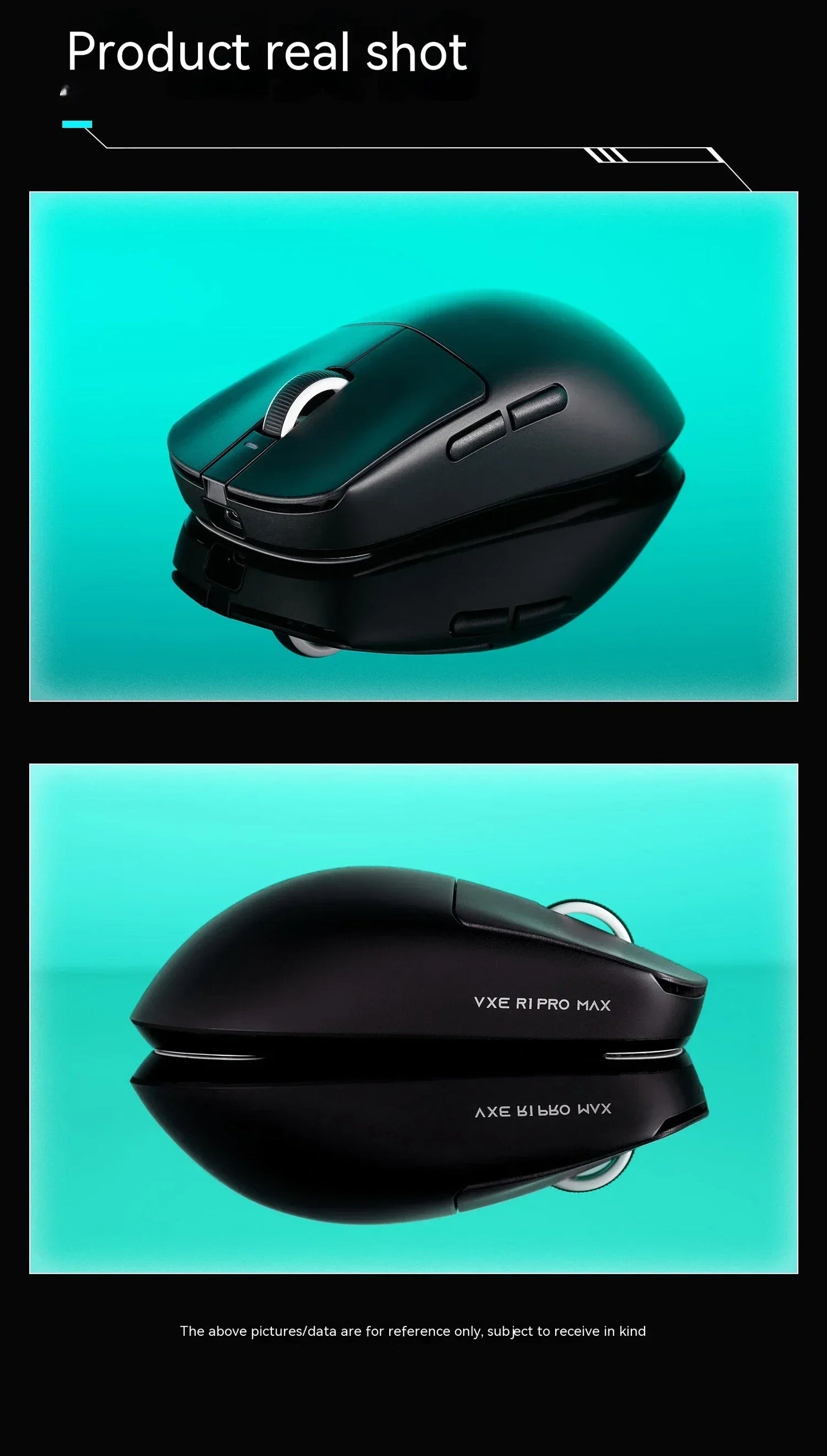 Rato Sem Fios VXE Dragonfly R1 Pro com Sensor Paw3395, Nordic 52840, 2khz, Smart Speed X, Baixa Latência, para Escritório, Gamer e PC Gaming