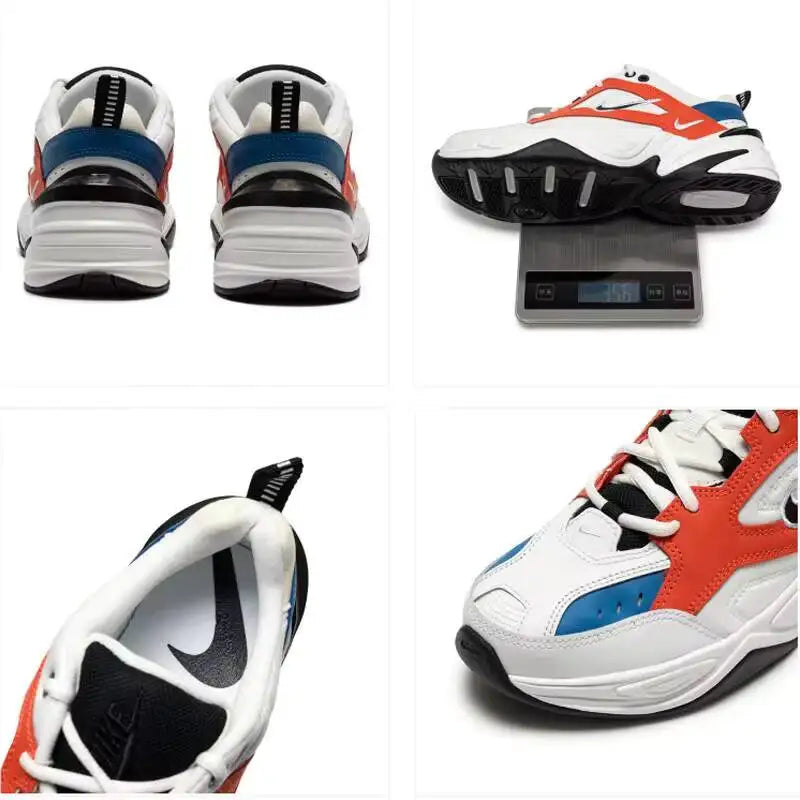 Scarpe da uomo Nike M2K Tekno Retro Chunky Dad in pelle stratificata e materiale sintetico, sneakers casual alla moda per il tempo libero AV4789-100