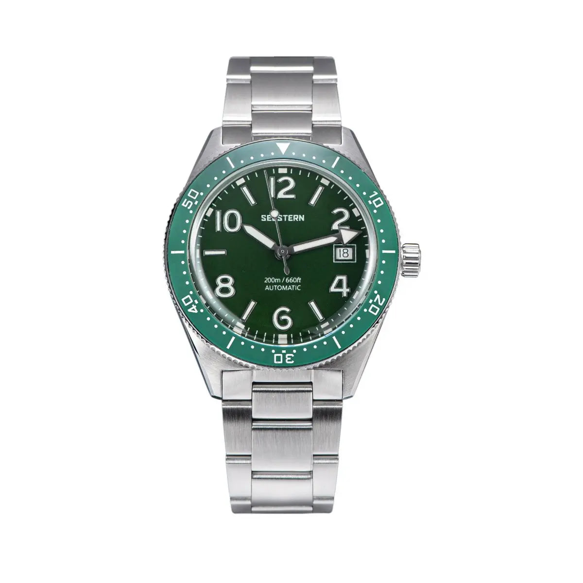 Sugess Diving Watch for Men Automatic Mechanical Wristwatches 20ATM Waterproof Sapphire NH35A Movement BGW9 Luminous New S434-2