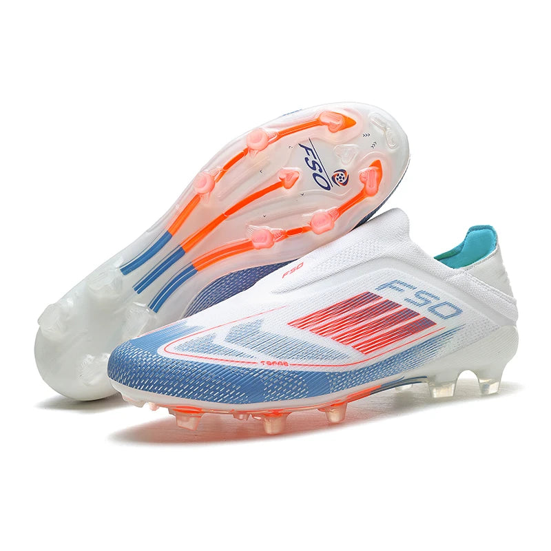 Chaussures de football pour hommes, crampons d'entraînement, chaussures de soccer FG ultralégères et respirantes, livraison directe, crampons longs pour matchs sportifs, baskets d'intérieur