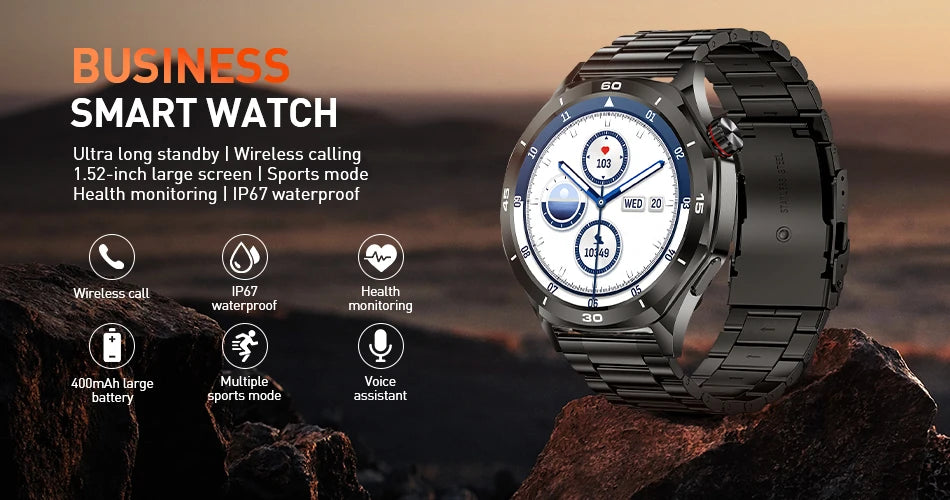 LIGE Smart Watch Men Women Full Touch Screen Sport Fitness Watch Man IP67 Waterproof Bluetooth For Android IOS Smartwatch Men