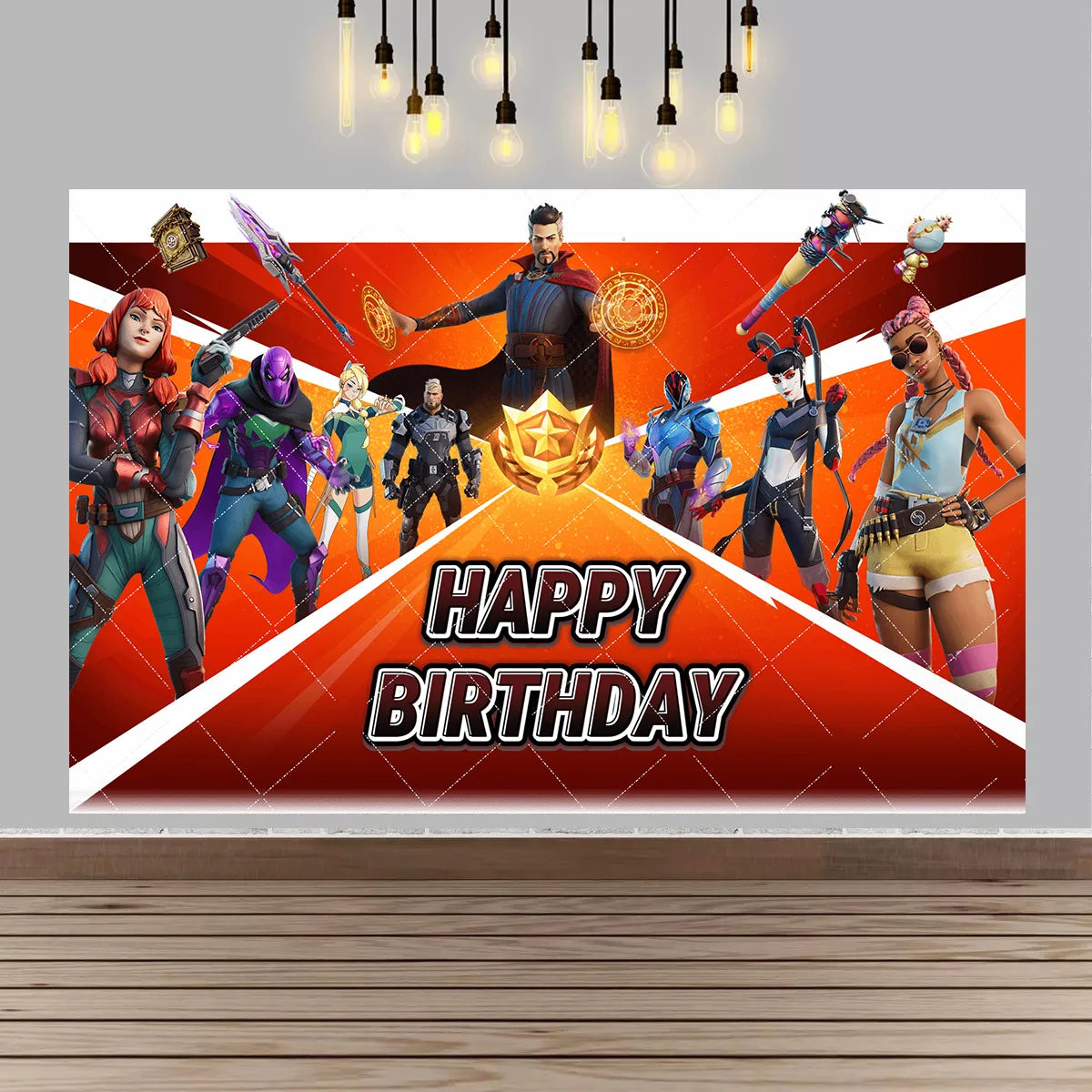F-fortniteds Backdrop Poste  Boy Birthday Party Banner Kids  Birthday Cake Table Decor Party Supplies Photography Props Gift