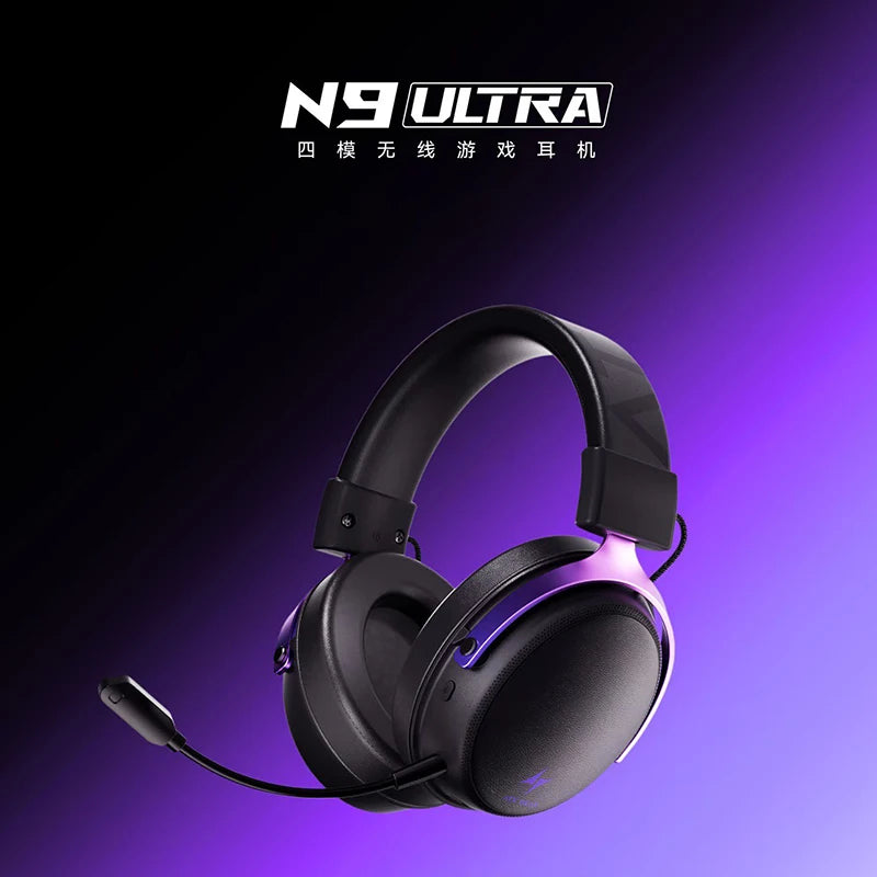 Casque de jeu circum-auriculaire ATK Neptune N9 avec 4 modes, longue autonomie, suppression du bruit – Cadeau d'anniversaire pour garçons et filles