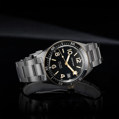 Sugess Diving Watch for Men Automatic Mechanical Wristwatches 20ATM Waterproof Sapphire NH35A Movement BGW9 Luminous New S434-2
