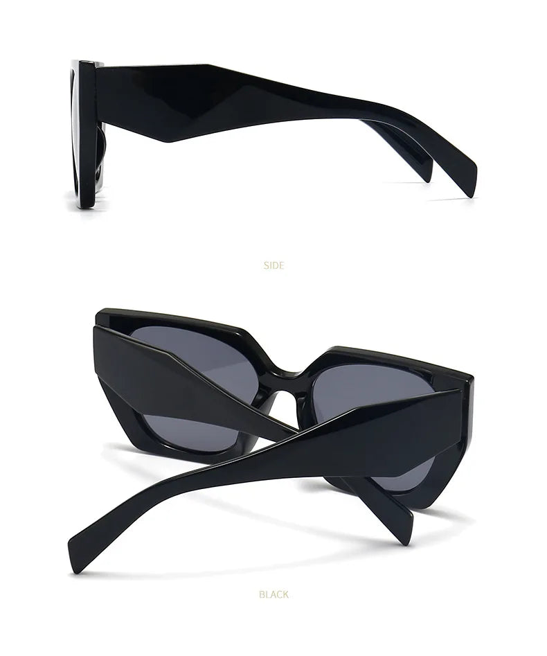 New Retro Designer Oversized Square Sunglasses For Women Men Luxury Brand Fashion Sun Glasses Ins Trending Ladies Shades UV400